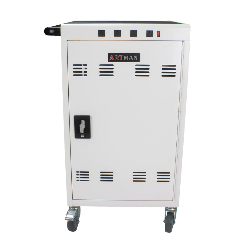 Mobile Charging Cart For Tablets Laptops 35, Device Capacity Matt Metal