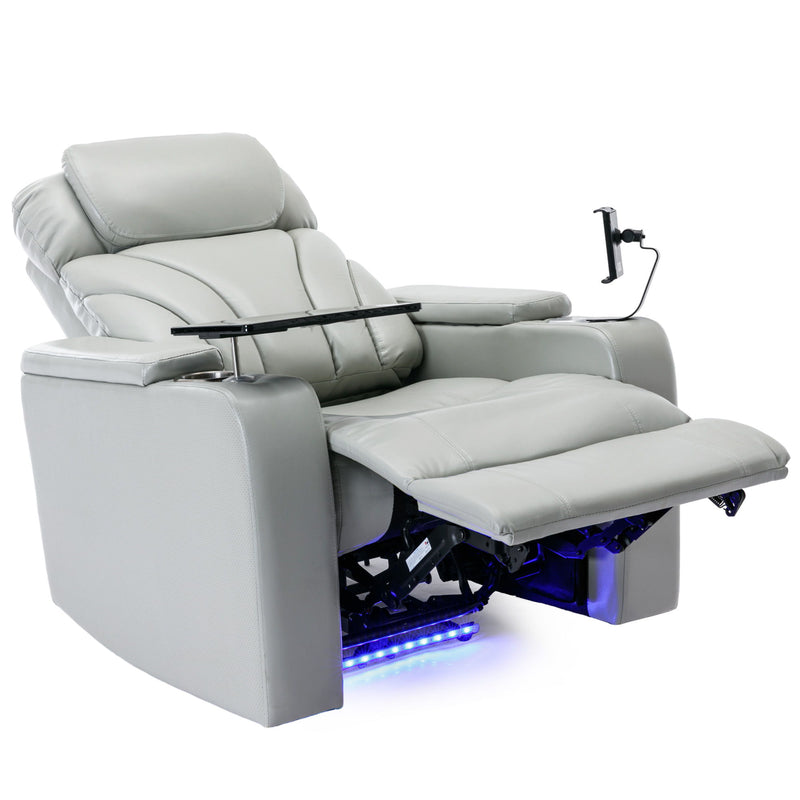 Power Motion Recliner Electric Power Recliner With USB Charging Port, Hidden Arm Storage, Convenient Cup Holder And tooth Speaker