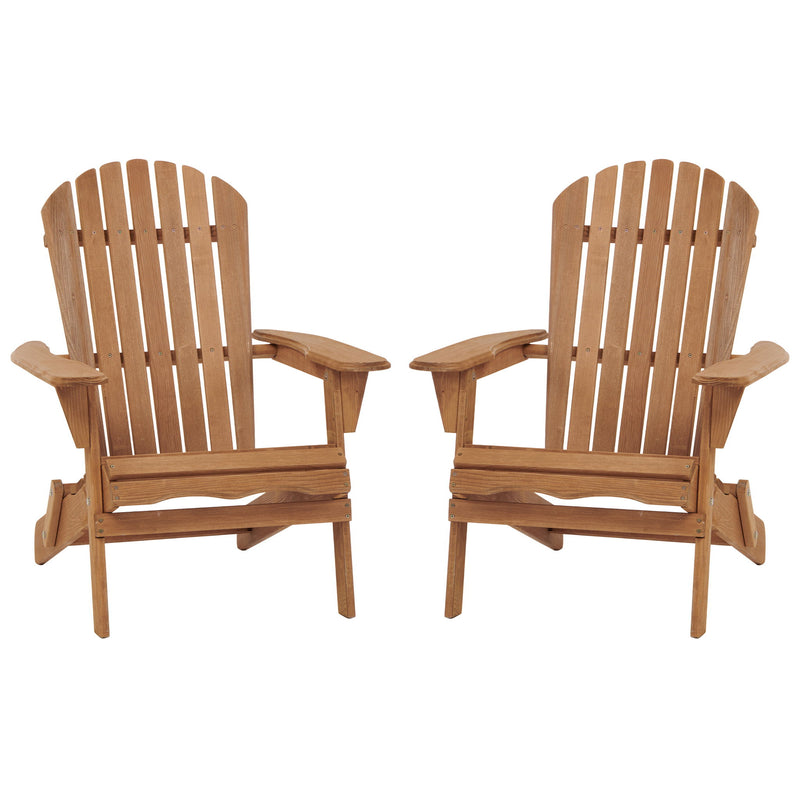 Oversize Outdoor Folding Adirondack Chair, Patio Chair For Garden