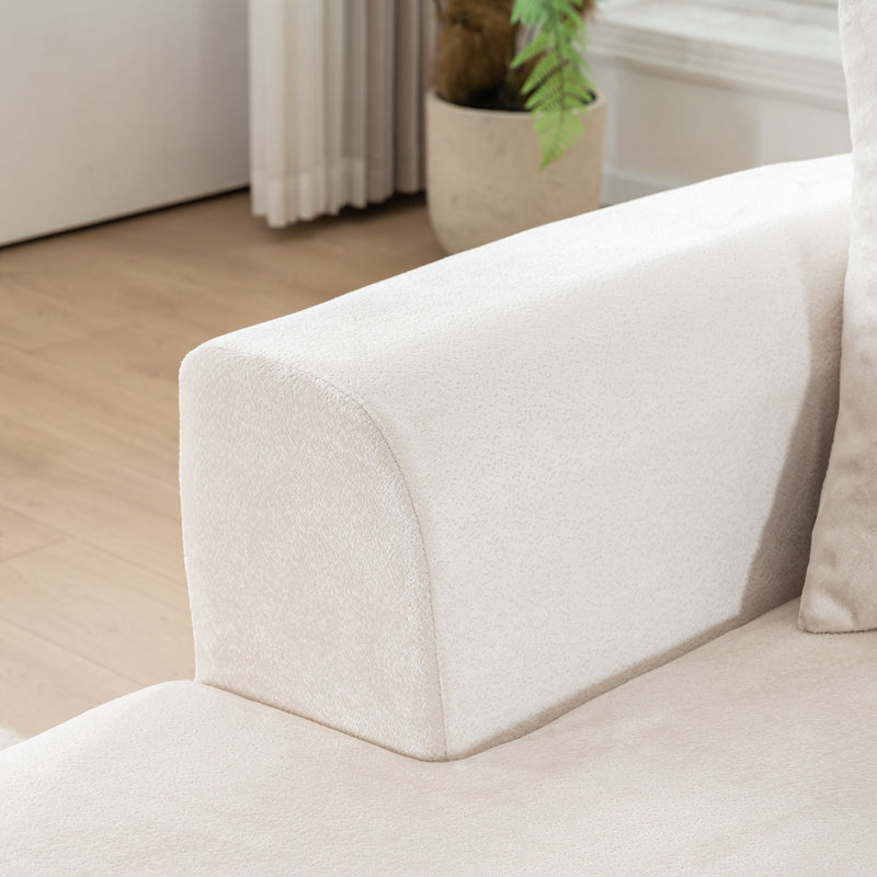 Modular Sectional Sofa With L Shape Chaise With Deep Seat