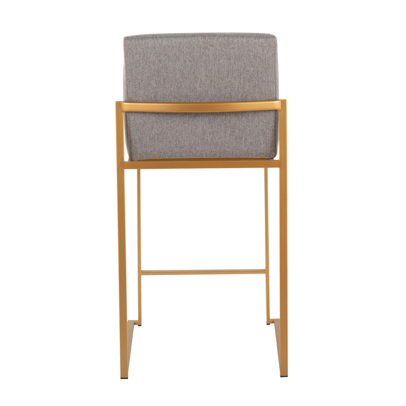 Fuji - Contemporary High Back Stylish Counter Stool
