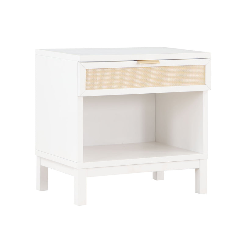 Blake - 1 Drawer Nightstand - White