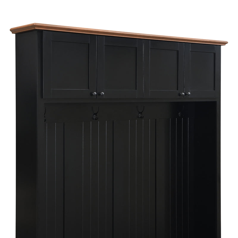 Entryway Hall Tree With Bench And Storage