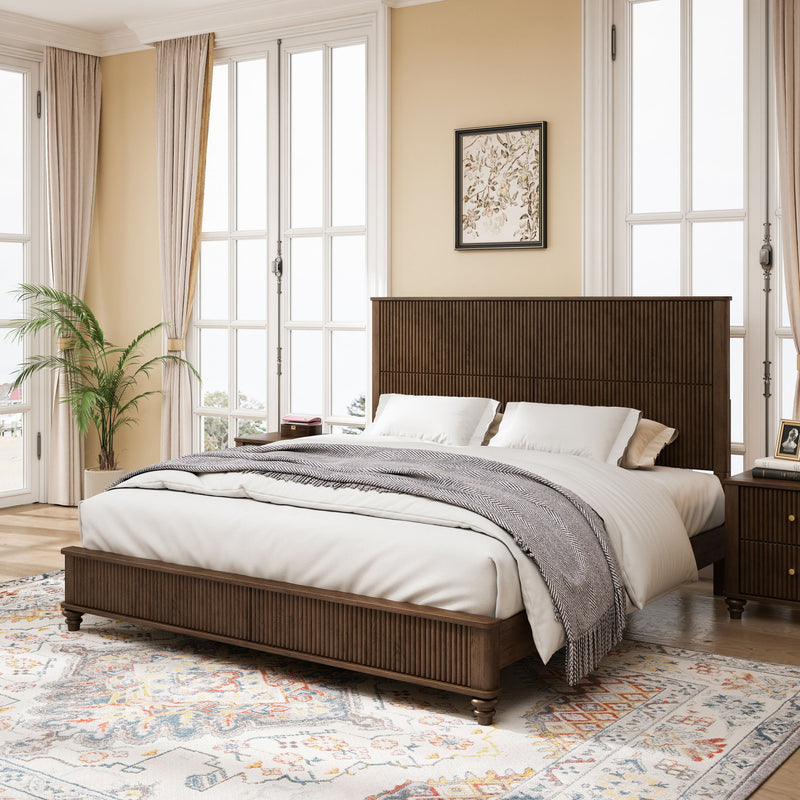 3 Piece Bedroom Set With Bed And 2 Nightstands