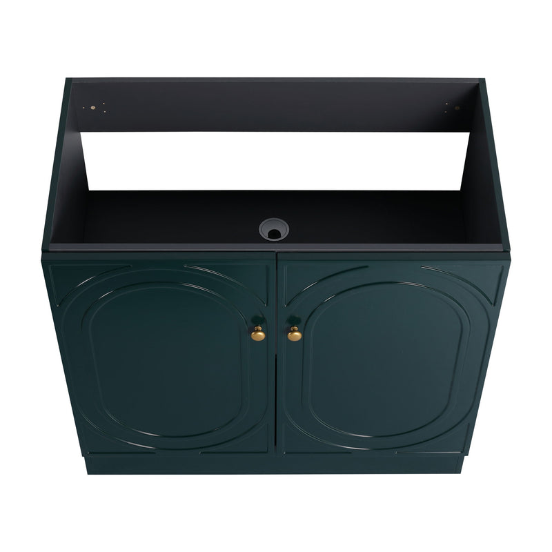 Modern Freestanding Bathroom Vanity With Soft Close Cabinet Doors