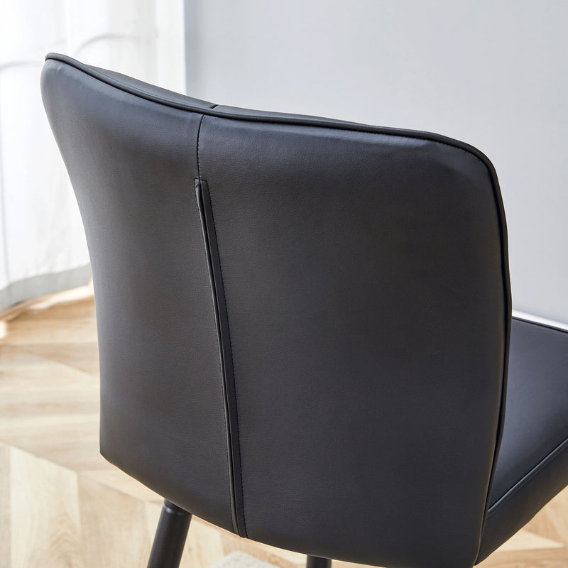 Modern Style Chair With Sleek Backrest Design (Set of 2)