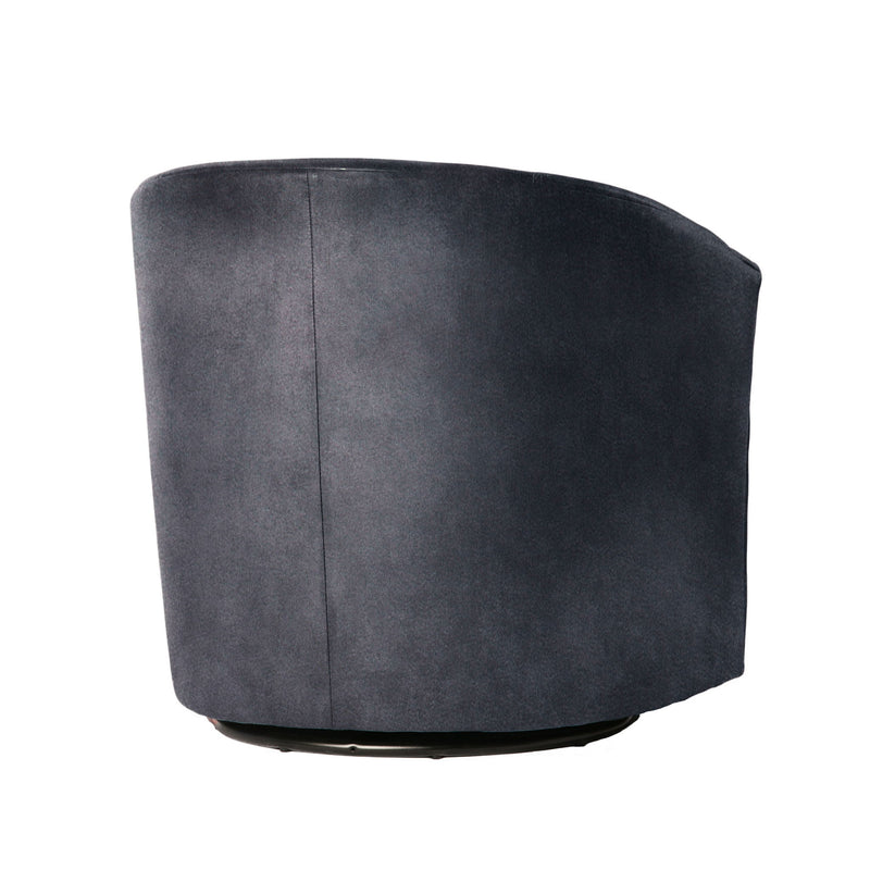 Eden - Swivel Chair With Upholstery And Hardwood Frame