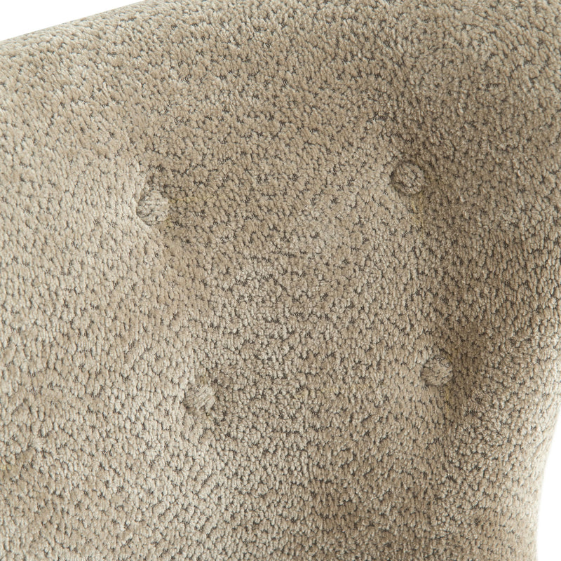 Nordic Chair Laid Back Loveseats With Curved Backres, No Armrests