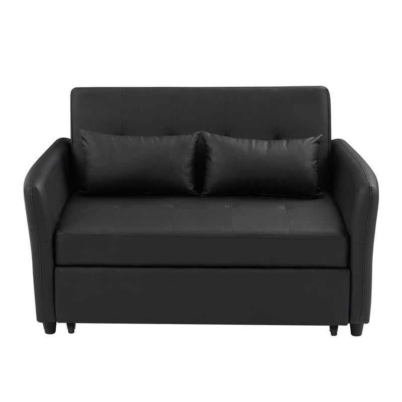 Convertible Sleeper Sofa Bed With 3 USB Ports