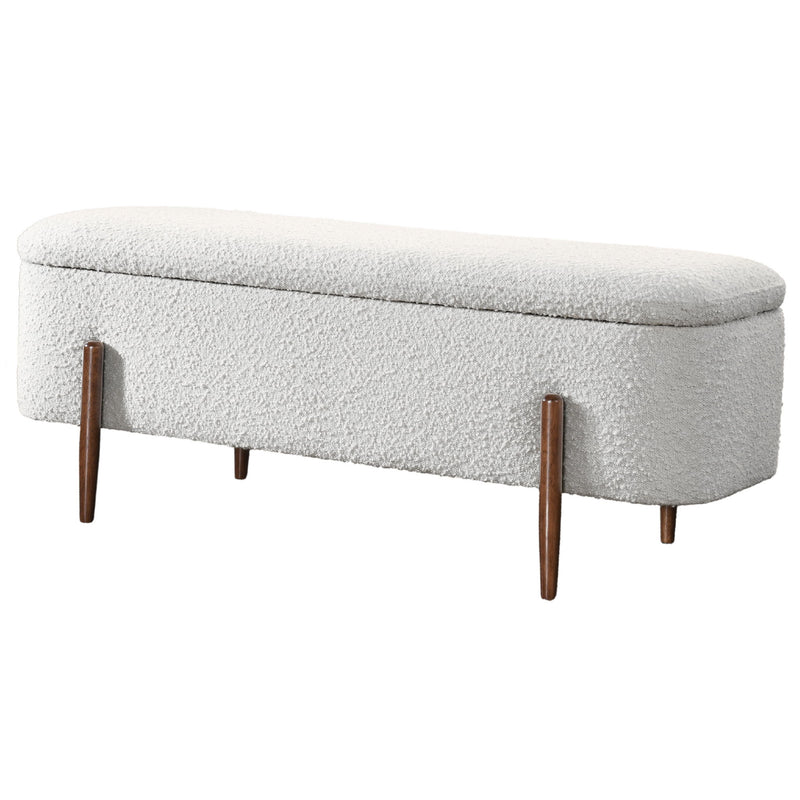 Sarna - Storage Bench - Ivory