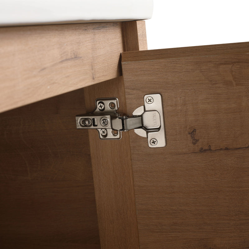 Freestanding Bathroom Vanity With Sink And 2 Soft Close Doors