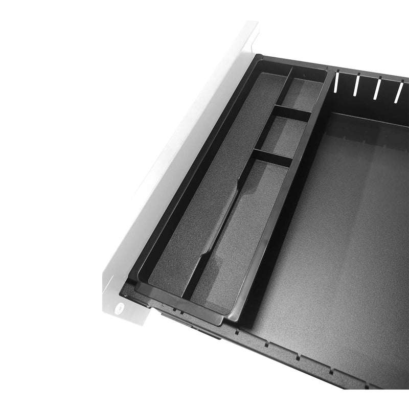Metal Drawer Mobile File Cabinet With Lock For Home Office Organizer