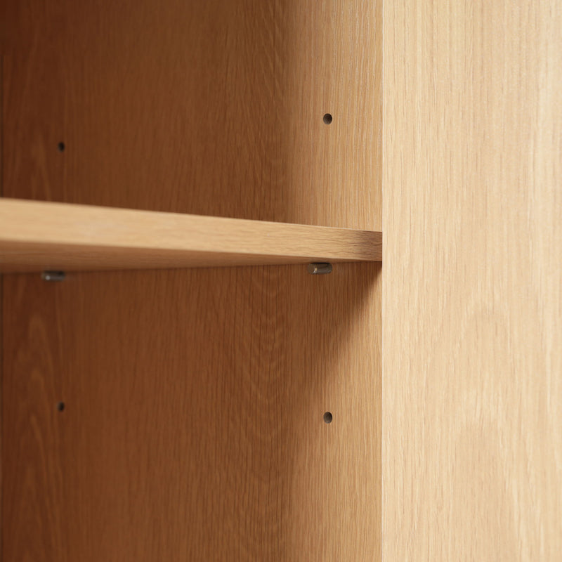 Tall Bathroom Cabinet With 1 Door, 3 Drawers, Open Storage - Wood