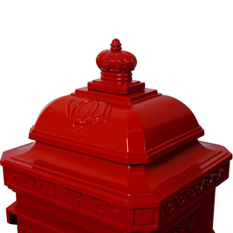 Mailboxs Residential Large-Capacity Letter Box, Rainproof Postbox Statue