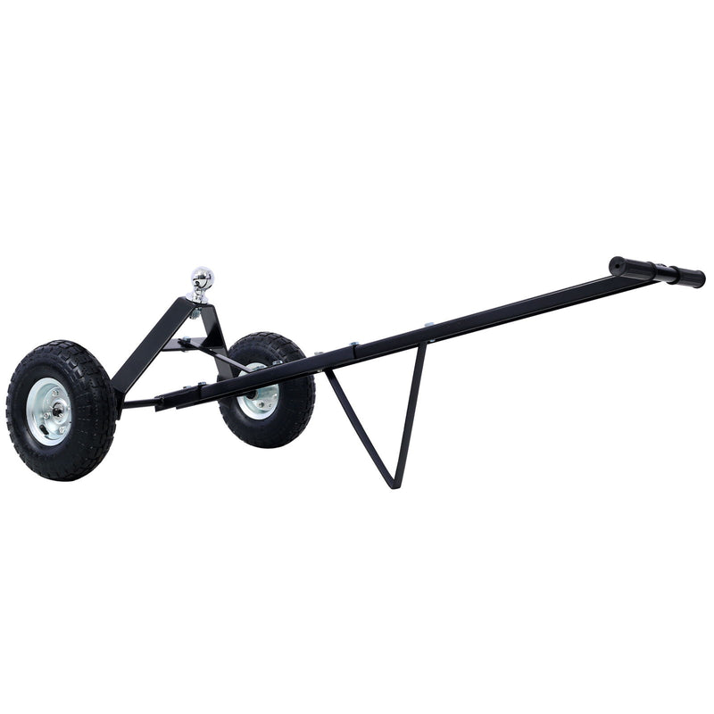 Heavy Duty Trailer Dolly With Pneumatic Tires, 600 Lb. Capacity Steel