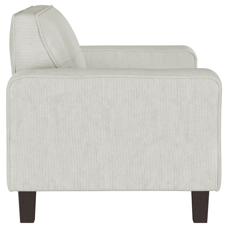 Xana - Track Arm Tufted Loveseat - Greige