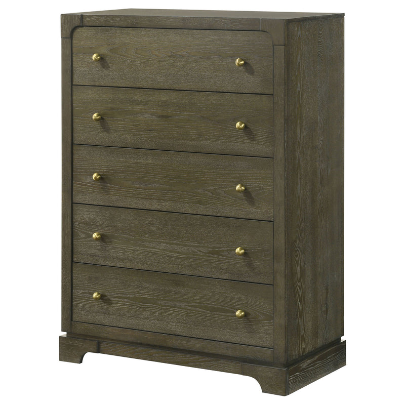 Harbington - 5 Drawer Chest - Chocolate