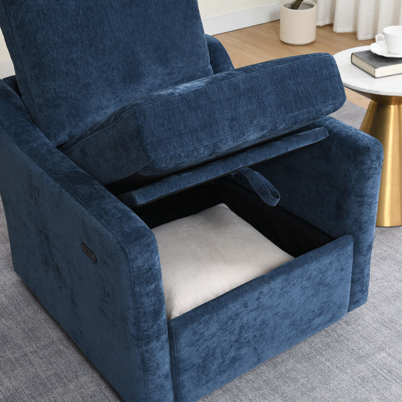 Swivel Arm Chair With Soft, Comfy Accent Chair For Living Room