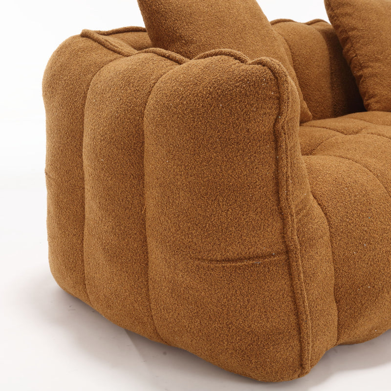 Cozy Beanbag Chair With High Resilience Foam Core For 2