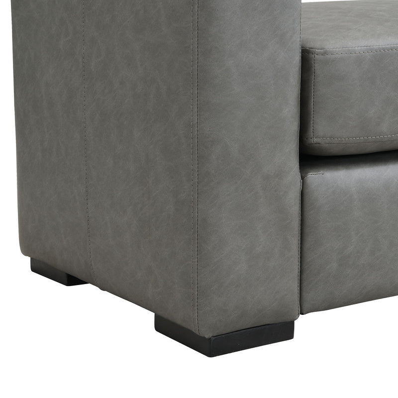 Ottoman With Unique Armrest Design For Living Spaces