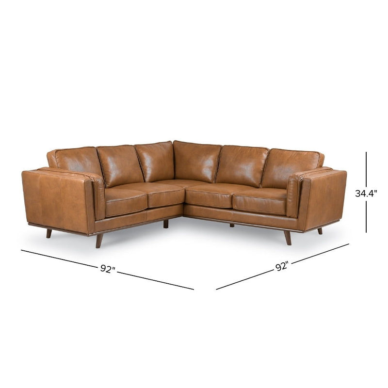 Erman - Corner Sofa - Tan