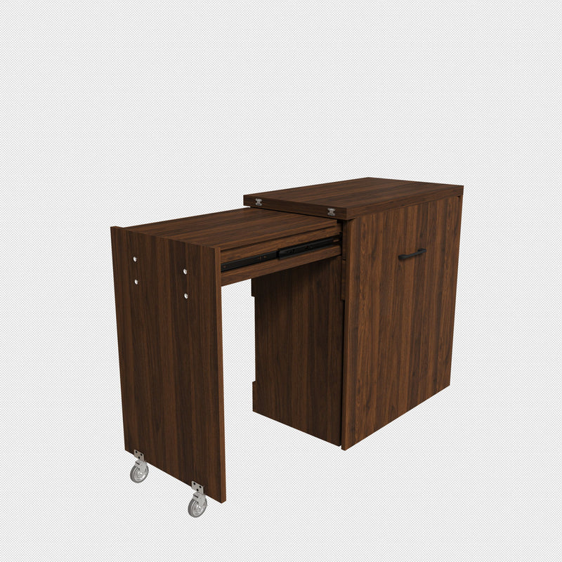 Folding Desk With Mirror And Storage Stol For Bedroom