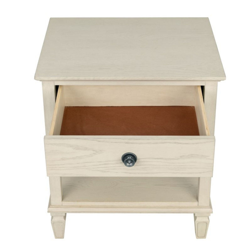Victoria - Bedside Table With Drawer And Shelf