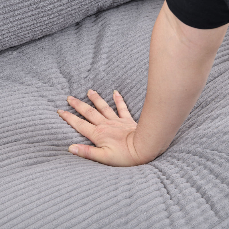 Modern Upholstered Loveseat Sofa, High Resilience