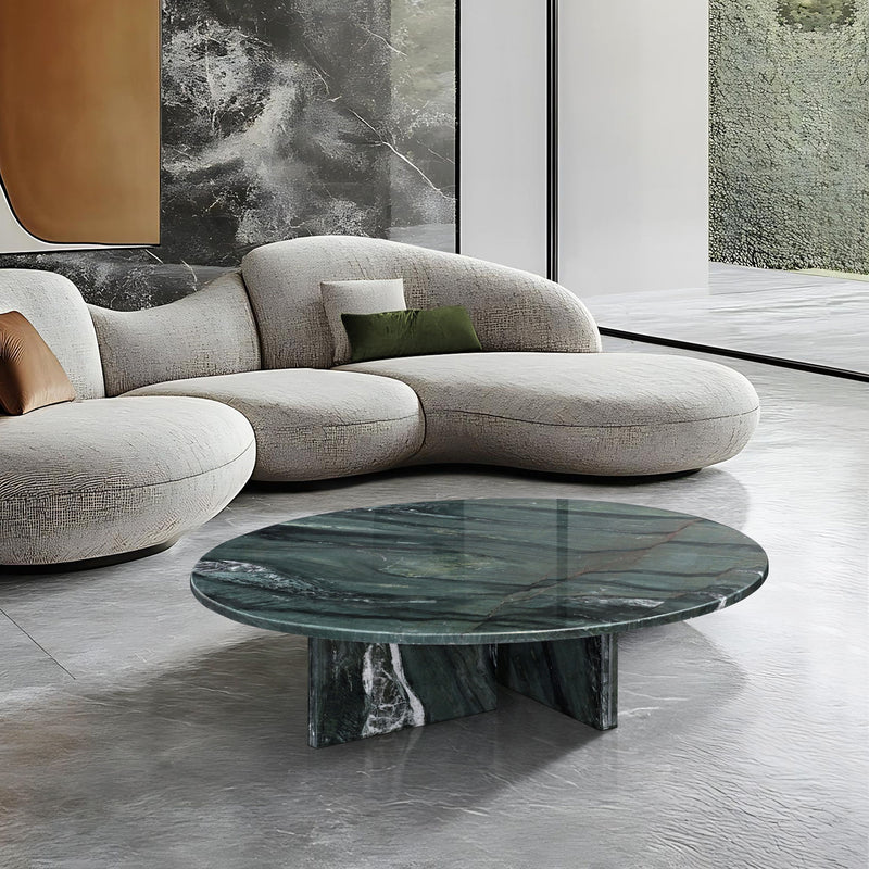 Luxury Coffee Table With Unique Veining, Unique Stone Design