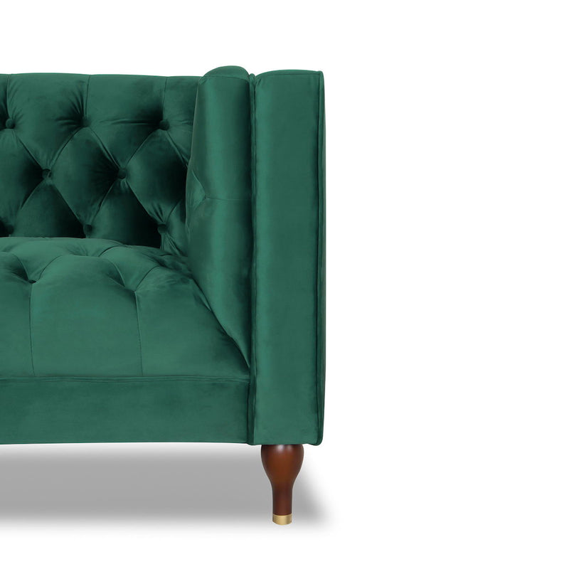Evelyn - Mid-Century Modern Tufted Back Lounge Chair