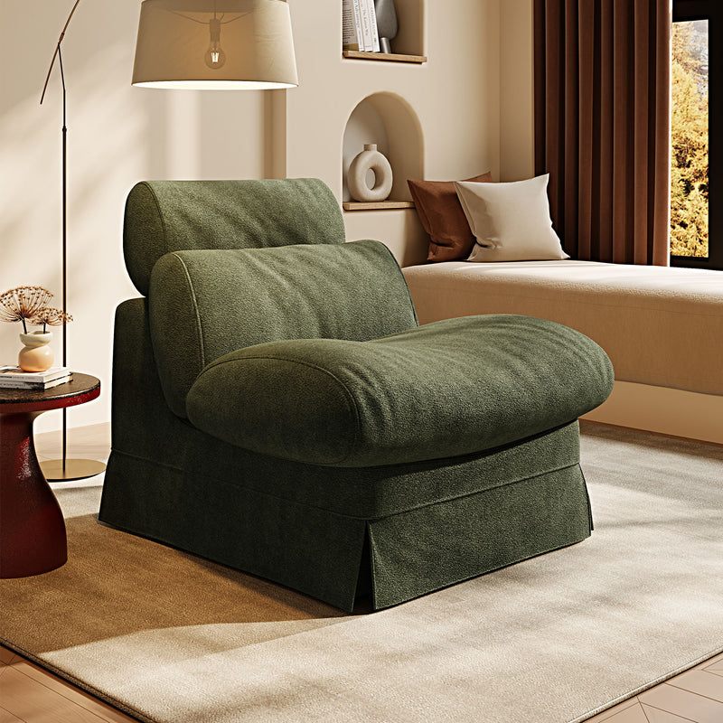Accent Chair, Soft Medium Firm Upholstery For Living Room