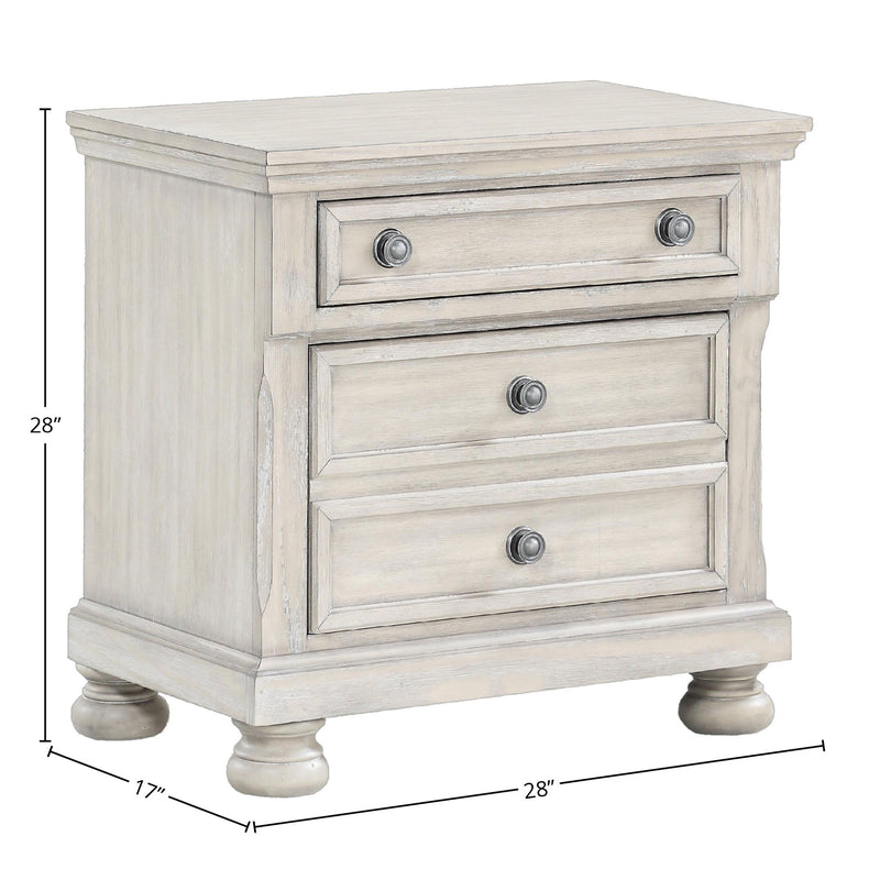 Nightstand Two Storage Drawers
