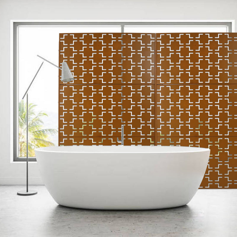 Outdoor & Indoor Metal Privacy Freestanding Decorative Screen