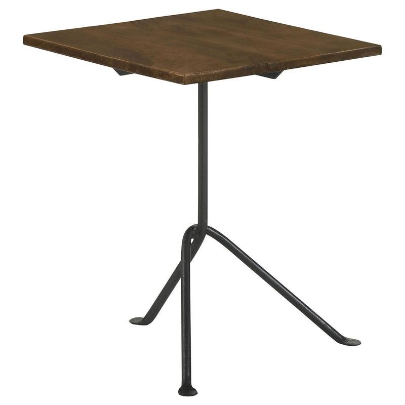 Accent Table With Tripod Legs - Brown