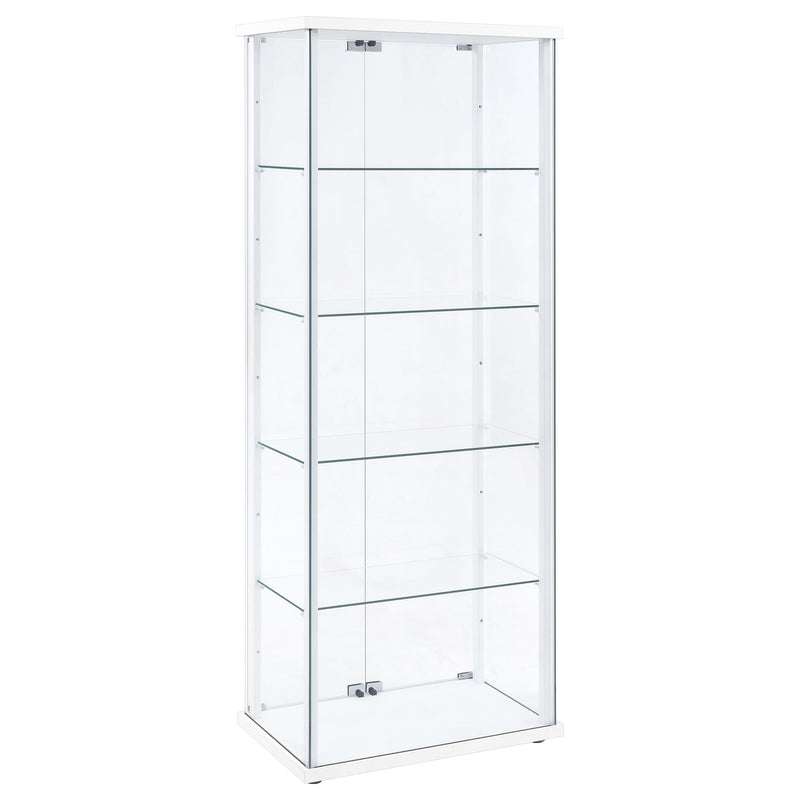 Hyacinth - 4 Shelf Curio Cabinet