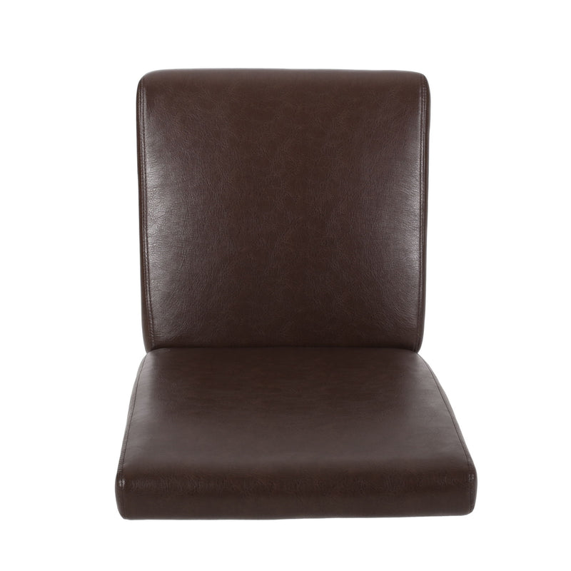 Contemporary Dining Chair With Rubberwood Legs (Set of 2)
