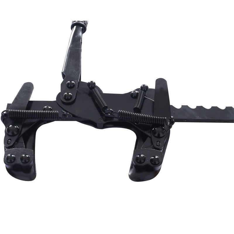 Fence Stretcher All Purpose Splicer Steel Tool For High Tensile, Barbed, And Smooth Wire Fences - Black