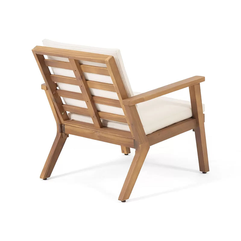 Avacyn - Outdoor Acacia Wood 4 Seater Chat Set With Cushions