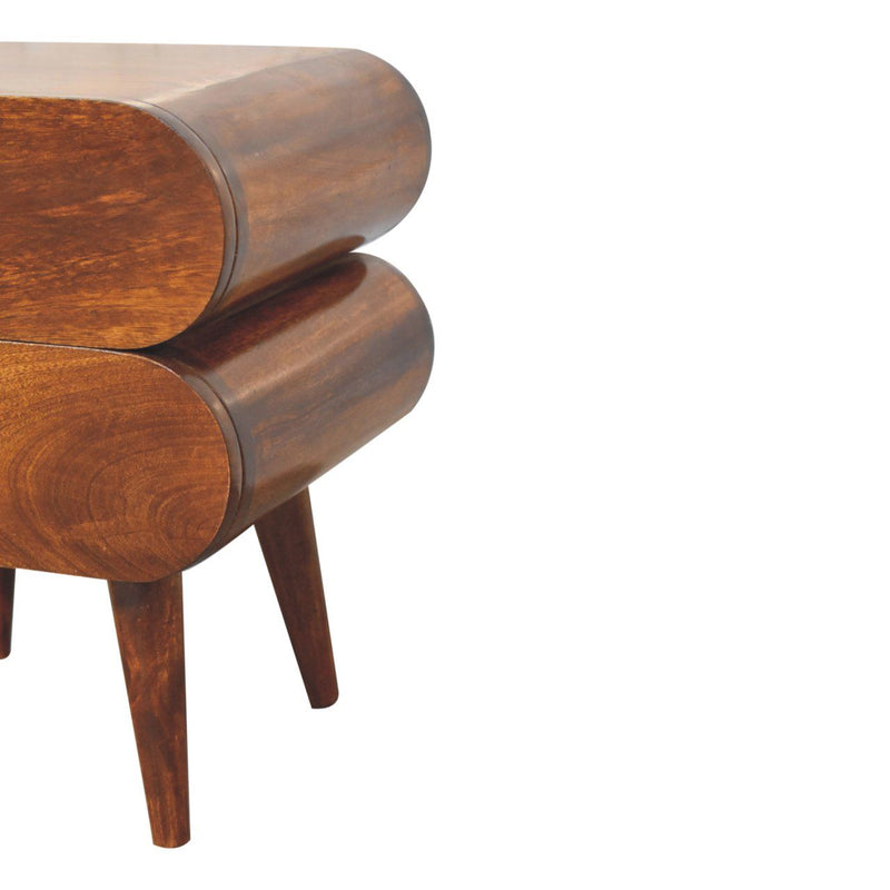 Bubble Nightstand - Brown