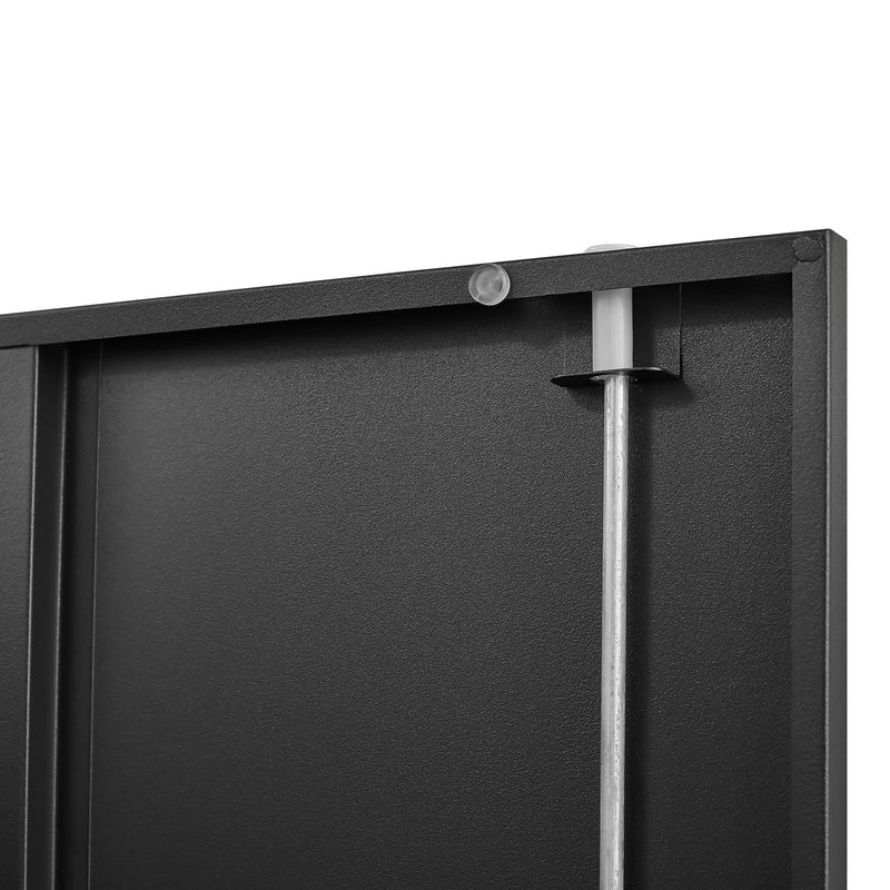 2 Door File Cabinet With Lock, 4 Adjustable Shelves, Heavy-Duty