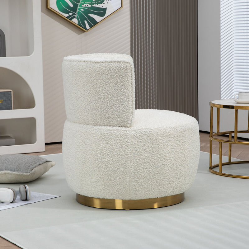 360 Degree Swivel Cuddle Barrel Accent Sofa Chair