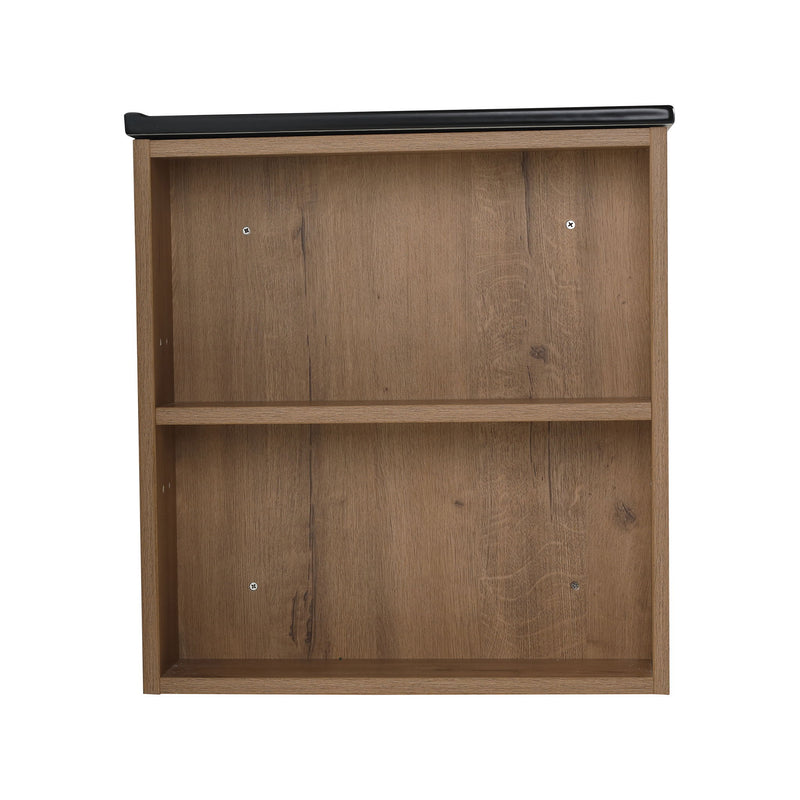 Wall Mounted Bathroom Vanity With Basin And Adjustable Open Shelf