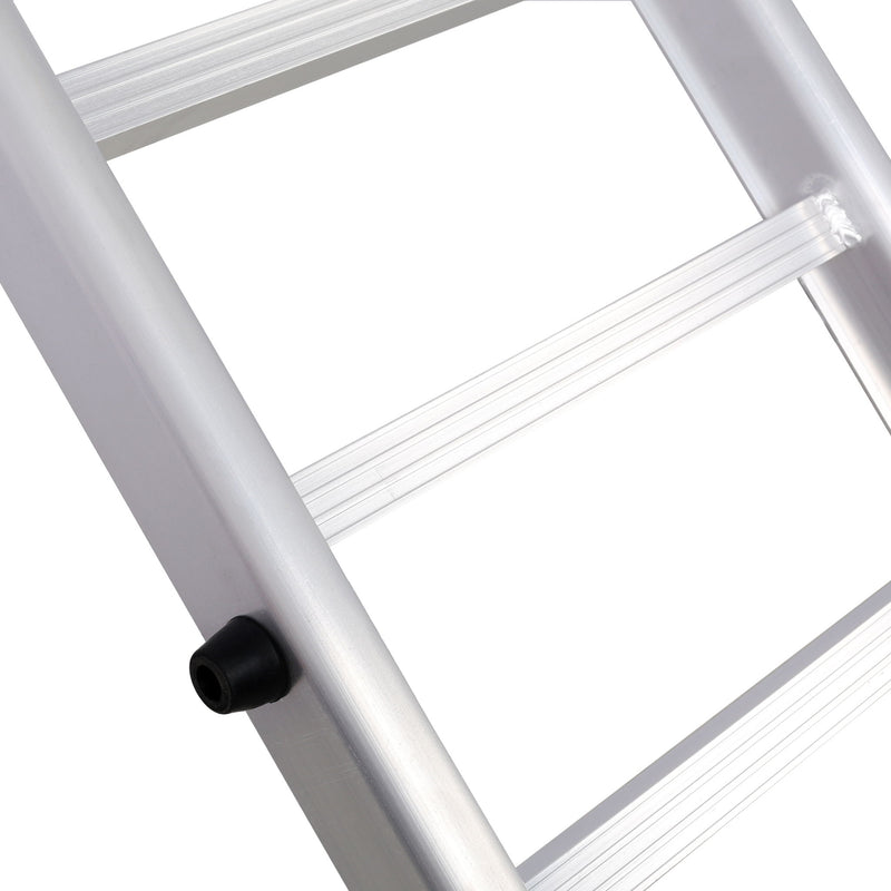Ramp For Motorcycle / Lawn Mower / ATV, 2 In 1 Ramp And Tailgate Extender - Silver