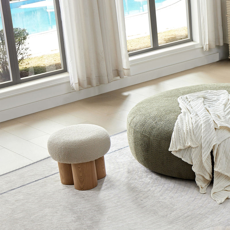 Versatile Mushroom Stool With Cushion