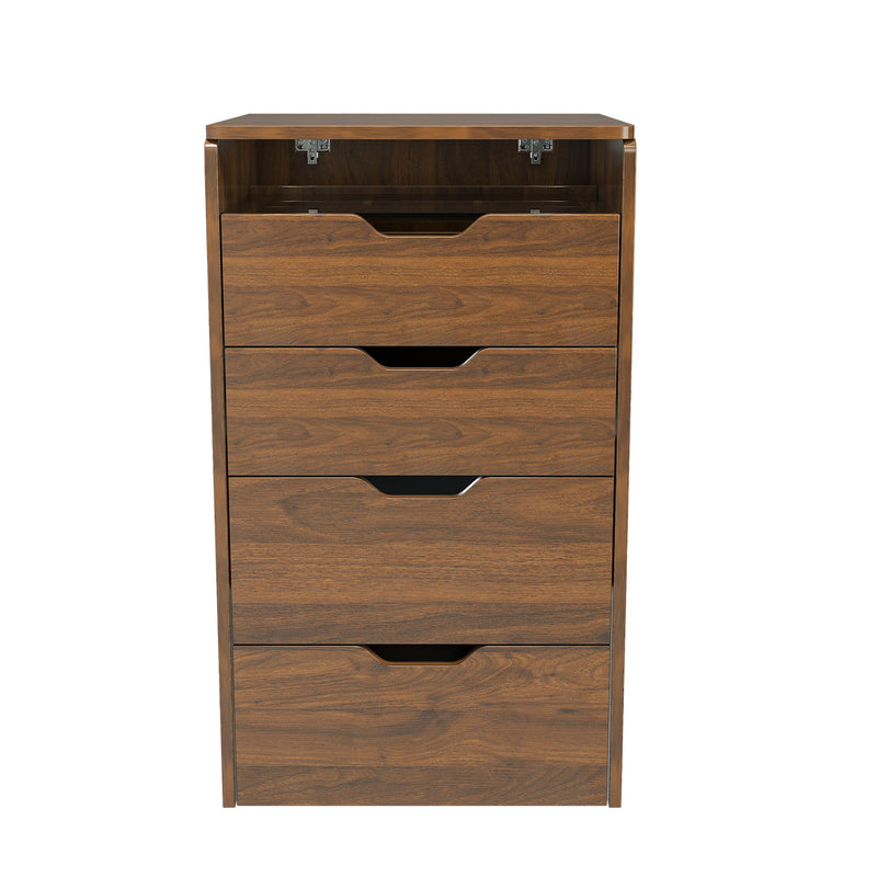 Vanity Desk With Lighted Mirror & Stool