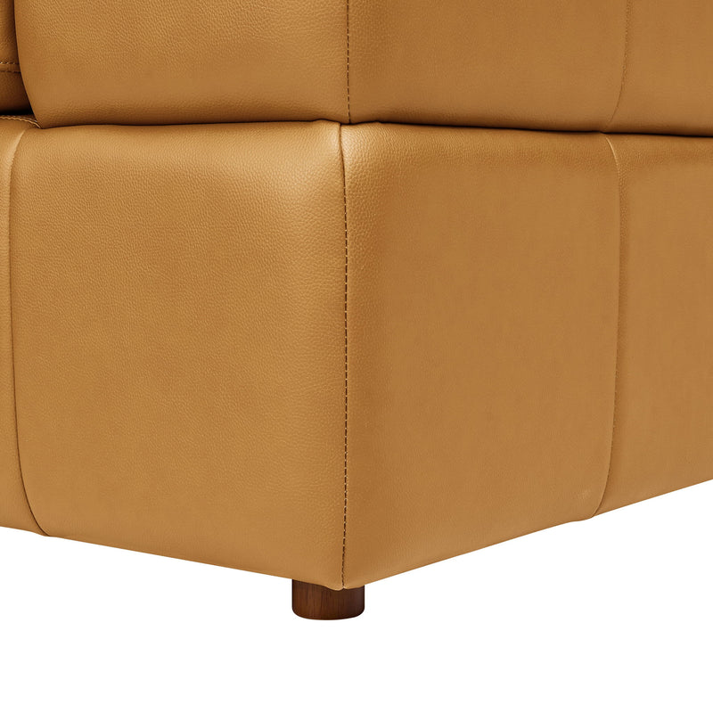 Modern Sectional Sofa With Large Square Arms