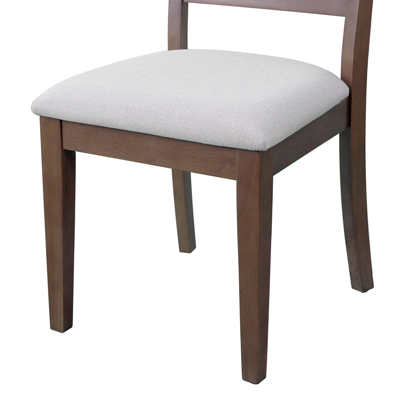 Upholstered Armless Chairs With High Ladder Back