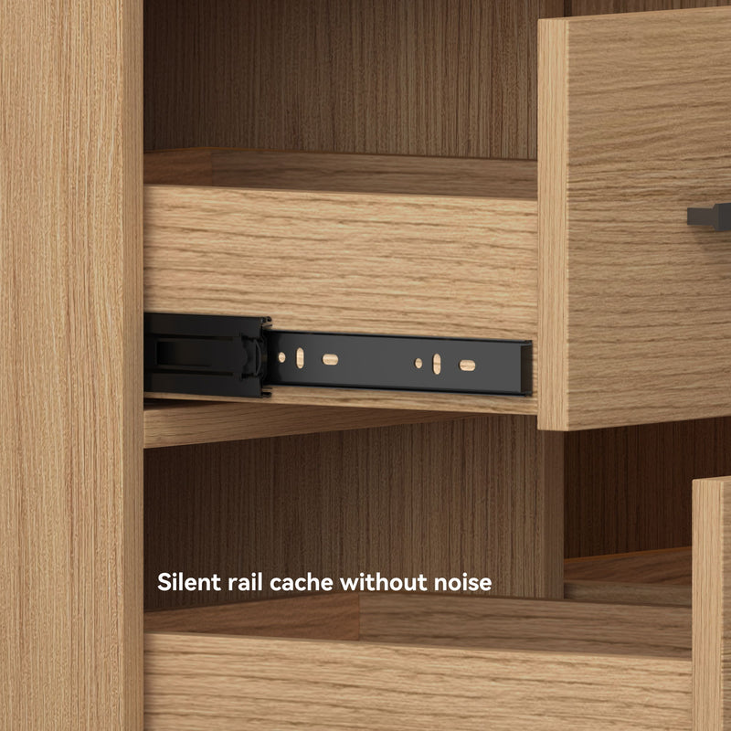 Bathroom Vanity With Abundant Storage 2 Soft Close Doors And 6 Drawers