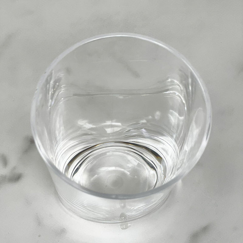 Halo - Leading Ware Oval Acrylic Glasses (Set of 4) Dof, Bpa Free, 12Oz Plastic Drinkware - Clear