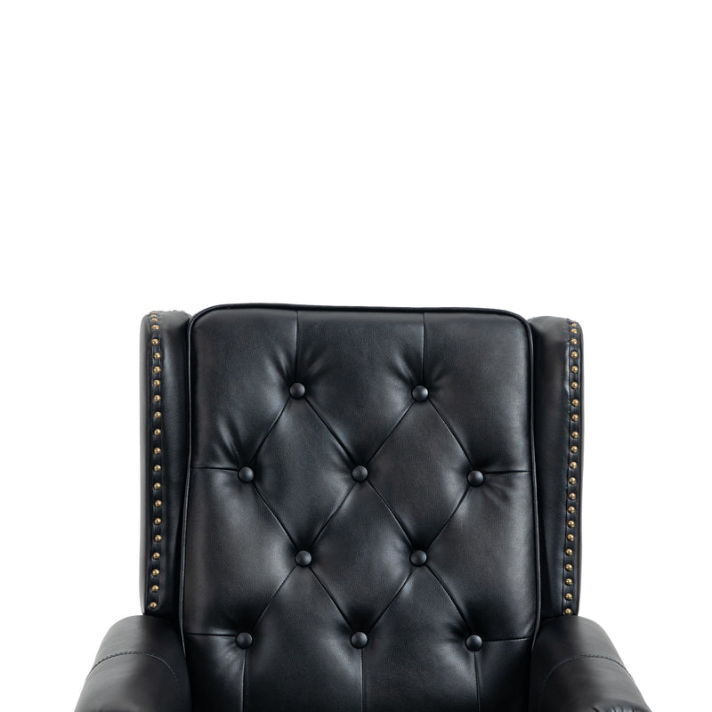 Modern Accent Armchair With Sturdy Wood Legs